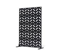 VEVOR Brise-vue métal 120×183 cm – Panneau intimité autoportant avec support, décoratif