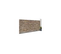 MARKET Brise vue motif pierre
