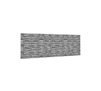 Brise vue occultant 1,8 x 10 M motif pierre grise 160 gr/m²