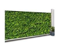 IDMARKET Brise vue occultant 2 x 10 M imprimé feuillage 160 gr/m²