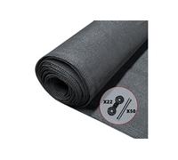 VOUNOT® Brise vue occultant en HDPE 150g/m² 1.5x10m avec attaches de fixation anthracite