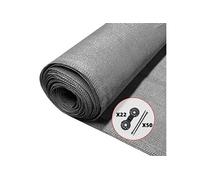 VOUNOT® Brise vue occultant en HDPE 150g/m² 1.8x10m avec attaches de fixation gris