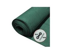 Brise vue occultant en HDPE 90g/m² 1.8x10m avec attaches de fixation vert