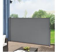 Store latéral 160 x 300 cm gris moyen Protection visuelle Store pare-soleil & pare-vent