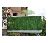 Brise-Vue Pour Balcon N77, Brise-Vent Pour Balcon, Terrasse, Clôture 500x100cm Sapin Clair Vert
