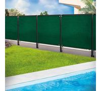 Brise Vue Renforcé 1.2 X 10 M Vert 220 Gr/M² Luxe Pro Vert