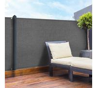 IDMarket Brise-vue renforcé 1,5 x 10 m 90 g/m² Gris Classique