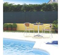 Brise vue tissé 95% occultant - vert- 2 x 10 m TOTALTEX