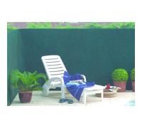 INTERMAS - Brise vue vert en maille plastique 100% occultant 1 x 3 m TANDEM