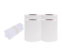 Brise-vues de jardin - GKK - Écrans d'intimité de jardin - 4 pcs PVC 35x0,19 m Blanc @1271