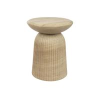 BRISON - Tabouret en béton effet pierre Beige