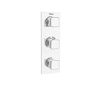 Bristan COB Shc3stp C Cobalt thermostatique à encastrer double commande robinet de douche avec Integral Twin Robinets, Chrome