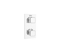 Bristan COB Shcdiv C Cobalt encastré thermostatique double commande robinet de douche avec inverseur Integral, Chrome