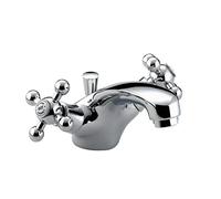 Bristan R BAS C Chromé Regency Mitigeur monotrou pour lavabo avec bonde de vidage Pop-Up