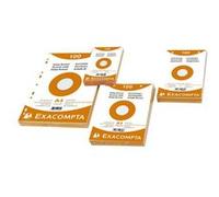 Exacompta - Réf. 13272E - Étui de 100 fiches bristol quadrillées 5x5 non perforées - format 100 x 150 mm - compatibles avec imprimante jet d'encre, laser et photocopieur - couleurs assorties