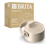 BRITA LARQ iQ Cap Gourde avec couvercle numérique Beige Application de suivi d'hydratation et technologie d'auto-nettoyage UV-C Neutralise 99,99 % des bactéries