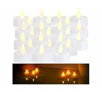 Britesta 24 bougies chauffe-plat à LED à effet flamme et minuteur