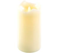Britesta Bougie en cire véritable avec flamme LED mobile, 90 x 180 mm, taille L
