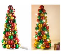 Britesta Pyramide de boules de Noël lumineuse