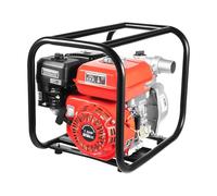 BRIVV Pompe à eau à essence 4 temps 7,5 HP 212 CC 5,1 cm | Pompe à eau sale auto-amorçante avec tuyau d'eau de 7,5 m pour irrigation, drainage