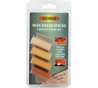 Briwax Bâtons de remplissage légers - Réparation rapide du bois contre les rayures, les fissures et les trous de clous | Couleurs assorties