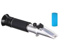 Brix Réfractomètre pour concentrés de fruits AT 32 | 0-32% Brix | Réfractomètre manuel pour sirop de sucre, confiture de fruits, mélasse, jus de fruits | Réfractomètre ATC | Compensation automatique