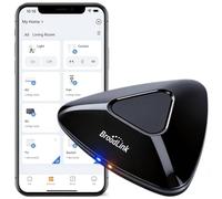 Broadlink RM MAX Hub Domotique, Télécommande Universelle Wi-Fi & BLE pour Appareils IR/RF, Compatible Alexa & Google Home, Installation Facile, Hub RF pour TV, Climatisation, Stores (Carrée)