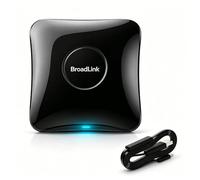 BroadLink RM4 Pro et Ensemble de câbles de capteur, concentrateur Universel de télécommande RF IR avec câble USB de Moniteur d'humidité de la température, Fonctionne avec Alexa, Wi-FI 2.4 GHz