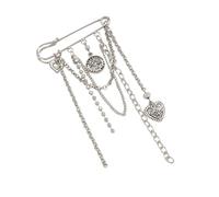 Broche à franges en alliage pour pantalon, Clip de réglage de la longueur, épingle de sûreté décorative pour pantalons, jeans, vêtements, projet de couture, épingle décorative en fer en alliage