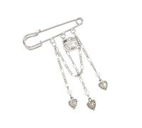 Broche à franges en alliage pour pantalon, Clip de réglage de la longueur, épingle de sûreté décorative pour pantalons, jeans, vêtements, projet de couture, accessoires vestimentaires