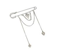 Broche à franges en alliage pour pantalon, Clip de réglage de la longueur, épingle de sûreté décorative pour pantalons, jeans, vêtements, projet de couture, épingle décorative en fer en alliage
