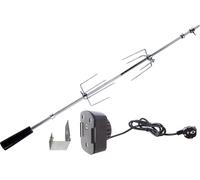 Broche à griller, rotisserie, tournebroche, avec moteur 230V - 63 cm