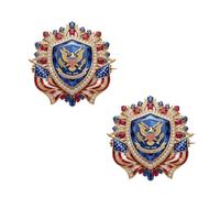 Broche commémorative pour 250e anniversaire patriotique, bijou décoratif pour vestes, sacs et casquettes, accessoire patriotique, accessoire de revers patriotique, accessoire commémoratif, accessoire