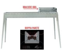 BROCHE EL GAUCHO COMBI 80+40 EN ACIER INOXYDABLE POUR CANAL DE GRIL ARROSTICINI