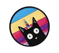 Broche élégante en forme de chat en alliage léger - Décoration sur le thème des animaux - Pour tenues, fêtes, cadeaux, taille unique, Comme décrit