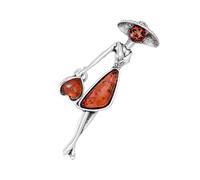 Broche élégante et sophistiquée pour fille qui marche - Accessoire de bijoux pour événement à thème - Tenue élégante, One Size, Comme décrit
