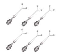 Broche en Y en cristal Réducteur de taille pour vêtements Clip en alliage réglable Confortable à porter pour adultes et enfants Épingle à écharpe en Y en cristal pour pantalon, One Size, Comme décrit