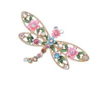 Broche libellule, significatif, symbolisant la beauté pour les amis et la famille, célébrations spéciales, artisanat exquis, épingle lumineuse