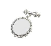 Broche personnalisable pour photo de mariage, cadre photo, broche ovale en dentelle, bijoux personnalisés, broche de personnalité de Noël