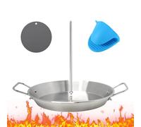 Brochette Al Pastor pour grill, brochette verticale en acier inoxydable | Support à brochettes pour four | Support vertical pour kebab au four, brochettes brésiliennes avec 3 pointes amovibles