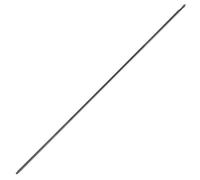 Brochette carrée 6x6 mm pour tournebroche, 70 cm, acier inoxydable AISI 304, compatible moteur à attache à joint, cuisson uniforme de viande, poisson et légumes