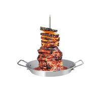 Brochette Verticale pour Grill-Al Pastor Brochette Verticale BréSilienne pour Tacos Al Pastor, Shawarma, Kebabs, Gyros
