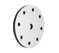 Broco Tampon de Poncage, 150mm Diamètre Souple Tampon éponge Interface Coussin Pad for Patins de ponçage (9 Trous)