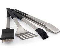 Broil King BBQ Baron 64003 Stainless Steel 4 Piece Barbecue Accessory Set