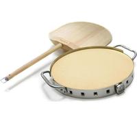 Broil King Premium pierre à pizza avec poussoir en bois