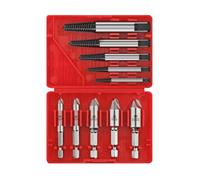 Broken Bolt Extractor Kit 10 pièces Easy Out Hex-Head Heavy-Duty | Ensemble d'outils d'extraction de vis endommagées pour garage, atelier, construction, réparation, entretien, plomberie
