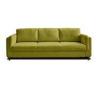 Brooke - canapé 3 places - convertible - en velours - Vert Olive