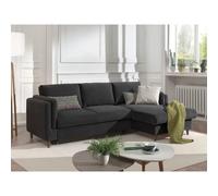 Brooke - canapé d'angle droit - convertible avec coffre - 4 places - en velours
