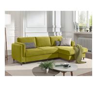 Brooke - canapé d'angle droit - convertible avec coffre - 4 places - en velours