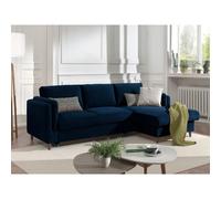 Brooke - canapé d'angle droit - convertible avec coffre - 4 places - en velours